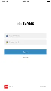 Infor EzRMS screenshot 2