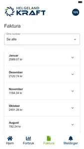 Helgeland Kraft Strøm screenshot 2