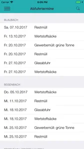 Abfallapp Landkreis Kusel screenshot 2