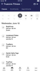 Truecore Fitness screenshot 1