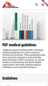 MSF Medical Guidelines screenshot 0