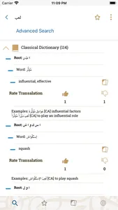 Lughatuna Arabic dictionary screenshot 1