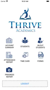 Thrive Academics Tutor Portal screenshot 1