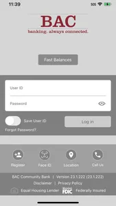BAC Personal Mobile Banking screenshot 1