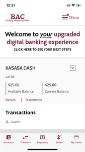 BAC Personal Mobile Banking screenshot 3