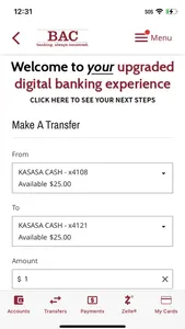 BAC Personal Mobile Banking screenshot 4