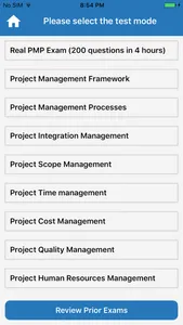 PMP Exam Simulator. screenshot 2