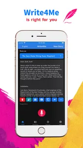 Write4Me - Voice to Text,Story screenshot 3