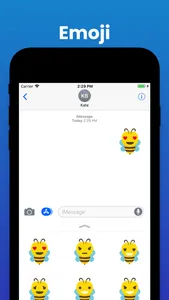 Bee stickers - Animal emoji screenshot 1