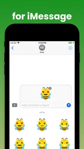 Bee stickers - Animal emoji screenshot 2