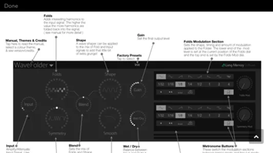 WaveFolder - Audio Unit screenshot 1