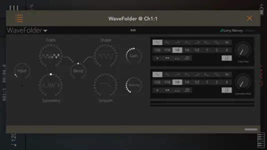 WaveFolder - Audio Unit screenshot 2