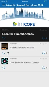 imCORE Network screenshot 1