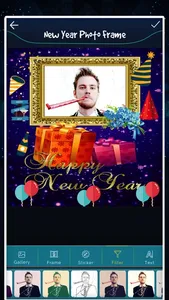 New Year photo Frame - Filter screenshot 0