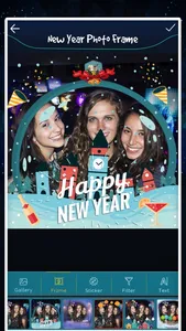 New Year photo Frame - Filter screenshot 1