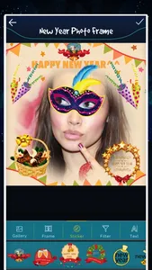 New Year photo Frame - Filter screenshot 2