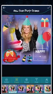 New Year photo Frame - Filter screenshot 3