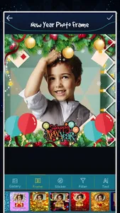 New Year photo Frame - Filter screenshot 4