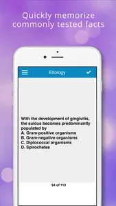 ADAT Periodontics Cram Cards screenshot 2