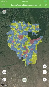 Карта охотника. GPS навигатор. screenshot 1