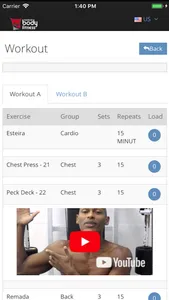 Academia Body Fitness screenshot 2