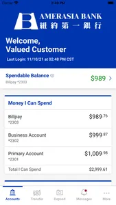 Amerasia Bank Mobile screenshot 2