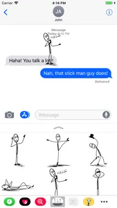 Stick Figure Stickers screenshot 0