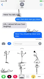 Stick Figure Stickers screenshot 1