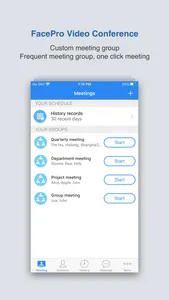 FacePro Video Conference screenshot 1