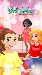 Girls fashion dress up game screenshot 0