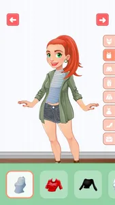 Girls fashion dress up game screenshot 3