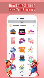 2023 New Year Animated Sticker screenshot 1