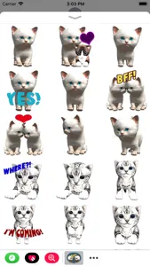 Cat Emoji Sticker Collection screenshot 1