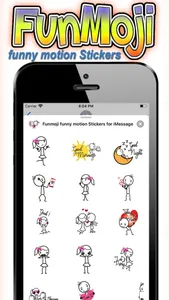 Funmoji funny motion Stickers screenshot 2