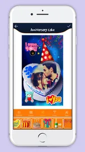 Anniversary Cake With Photo screenshot 4