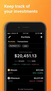 Bitcoin & Crypto Tracker screenshot 6