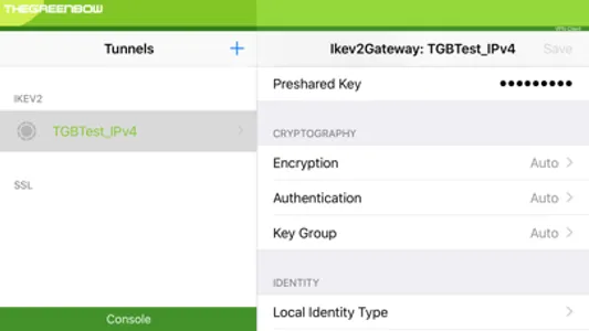 TheGreenBow VPN Client screenshot 3