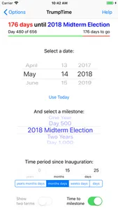 TrumpTime Date Calculator screenshot 1