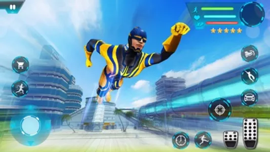 Super Hero City Rescue Sim screenshot 2