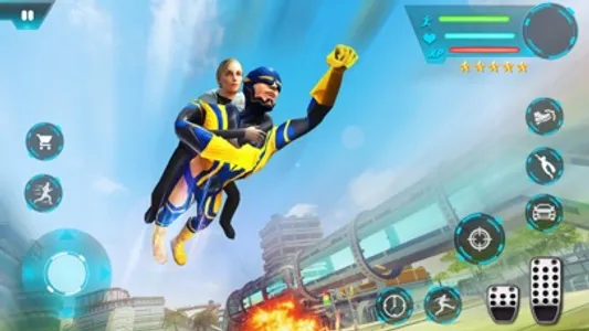 Super Hero City Rescue Sim screenshot 3