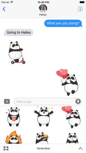 Panda Bear Stickers & Emoji screenshot 1