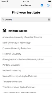 eduVPN client screenshot 1