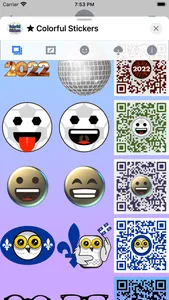 Colorful Stickers and Emoji screenshot 9