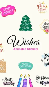 Animated Wishes Stickers Pack screenshot 1