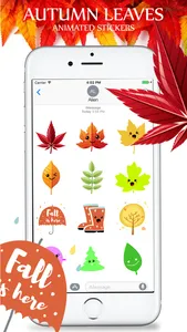 The Autumn Leaves Stickers screenshot 2