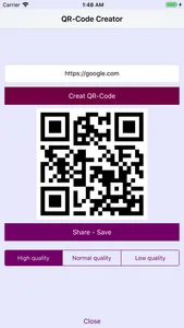 QR-Code screenshot 1