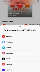 HOT365 Radio screenshot 2