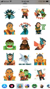 Marvel Stickers: Thor Ragnarok screenshot 1