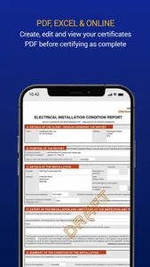 EDIS electrical certificates screenshot 5