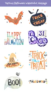 Nice Watercolor Halloween Pack screenshot 2